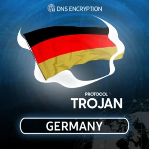 VPN Германия (Trojan ключ🛡️) 1-12m🚀 DNS шифрование 🌐
